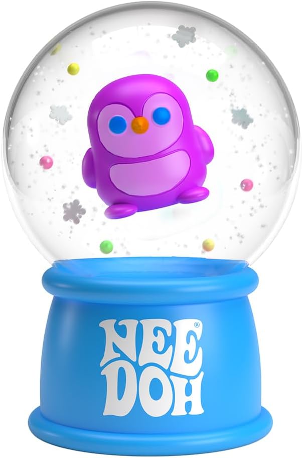 Squishmas Squish N' Snow Globes - Christmas Squeeze Toy - Assorted Colors - Ages 3 to Adult (Pack of 1) N7